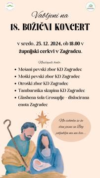 Božični koncert Zagradec
